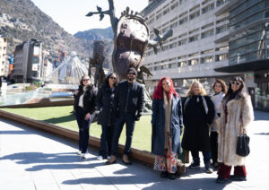 equipe docente, estudantes e Movimento Café em Andorra